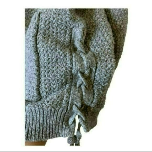 Madewell Women's Gray Open Knit Loose Side Tassels Cardigan Sweater Size XS - Picture 8 of 10